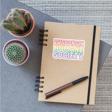 Load image into Gallery viewer, WHS Pride Rainbow Sticker - white matte