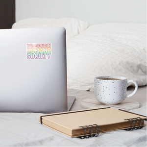 WHS Pride Rainbow Sticker - white glossy