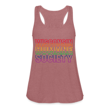 Load image into Gallery viewer, WHS Pride Rainbow Flowy Tank Top by Bella - mauve