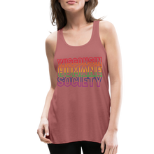 Load image into Gallery viewer, WHS Pride Rainbow Flowy Tank Top by Bella - mauve