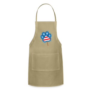 WHS Pupsicle Adjustable Apron - khaki