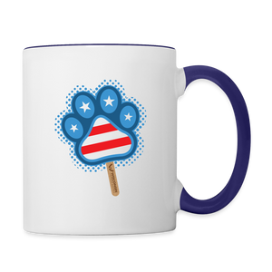 WHS Pupsicle Contrast Coffee Mug - white/cobalt blue