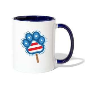 WHS Pupsicle Contrast Coffee Mug - white/cobalt blue