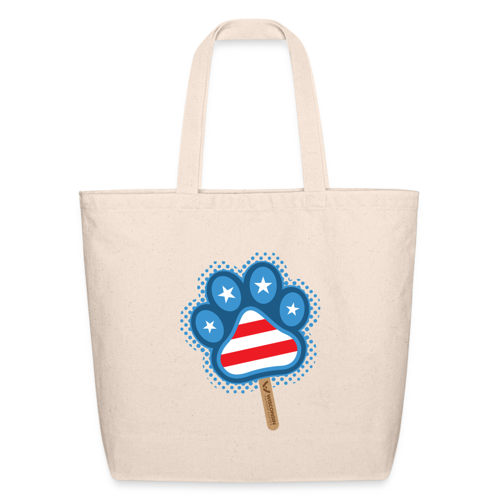 WHS Pupsicle Eco-Friendly Cotton Tote - natural