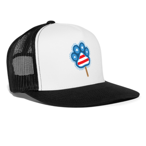 WHS Pupsicle Trucker Cap - white/black