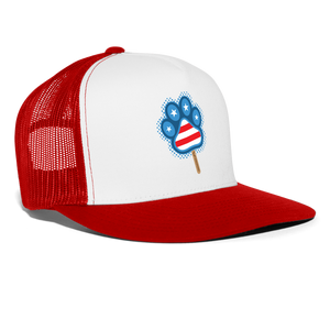 WHS Pupsicle Trucker Cap - white/red