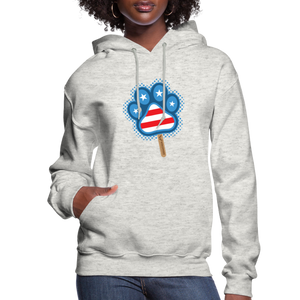 WHS Pupsicle Contoured Hoodie - heather oatmeal