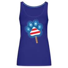 Load image into Gallery viewer, WHS Pupsicle Contoured Premium Tank Top - royal blue