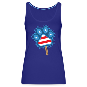 WHS Pupsicle Contoured Premium Tank Top - royal blue