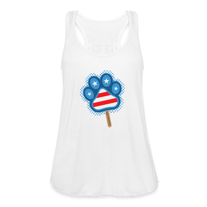 WHS Pupsicle Flowy Tank Top by Bella - white