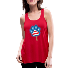 Load image into Gallery viewer, WHS Pupsicle Flowy Tank Top by Bella - red