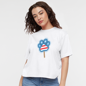 WHS Pupsicle Boxy Tee - white