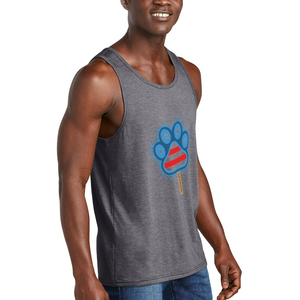 WHS Pupsicle Tri-Blend Organic Tank - heather gray