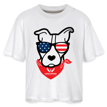 Load image into Gallery viewer, USA Dog Boxy Tee - white