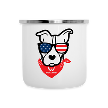 Load image into Gallery viewer, USA Dog Camper Mug - white