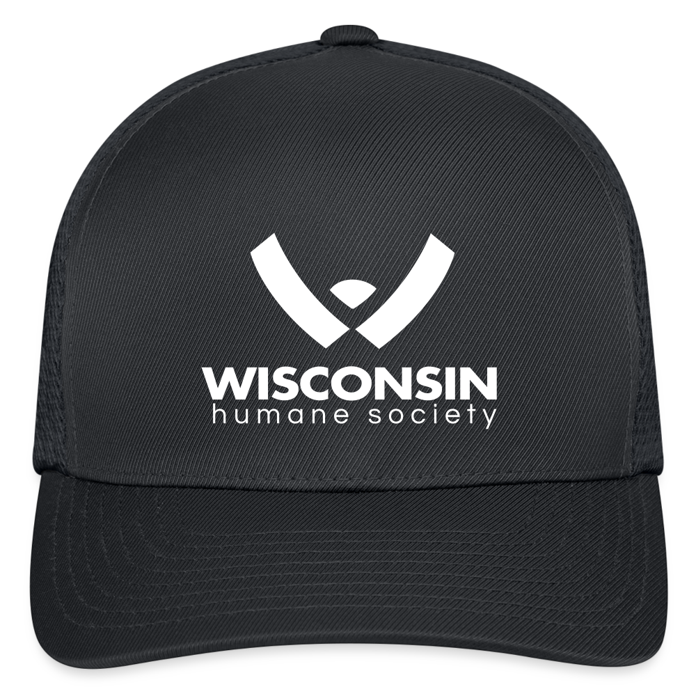 WHS Logo Flexfit Baseball Cap - charcoal