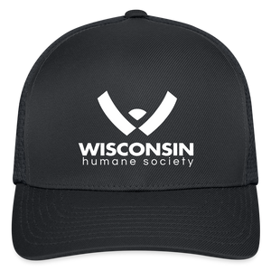 WHS Logo Flexfit Baseball Cap - charcoal