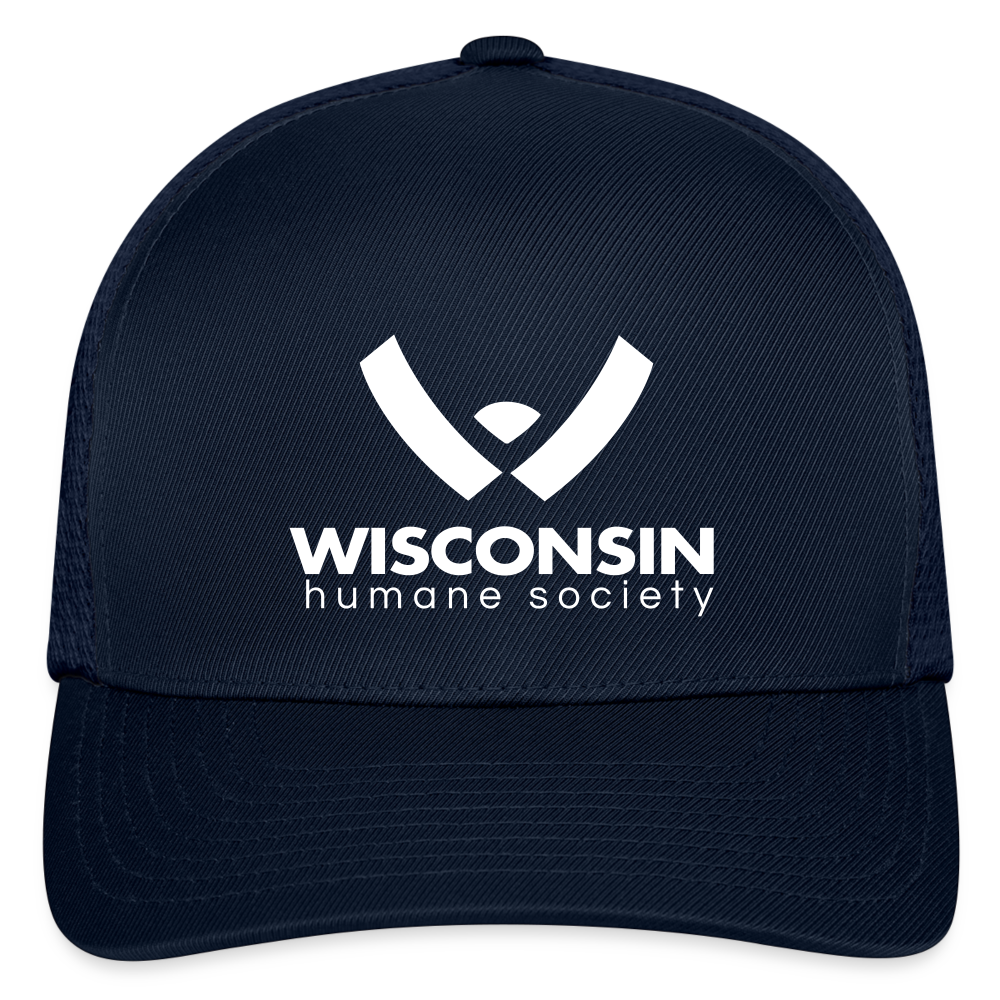 WHS Logo Flexfit Baseball Cap - navy