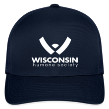 Load image into Gallery viewer, WHS Logo Flexfit Baseball Cap - navy