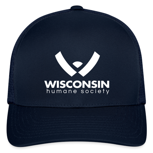 WHS Logo Flexfit Baseball Cap - navy