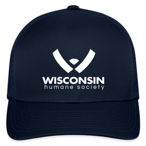 WHS Logo Flexfit Baseball Cap - navy