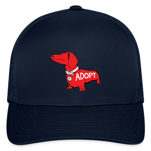 "Big Red Dog" Flexfit Baseball Cap - navy