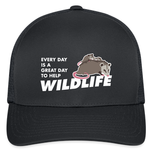 WHS Wildlife Flexfit Baseball Cap - charcoal