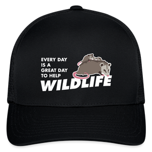 WHS Wildlife Flexfit Baseball Cap - black