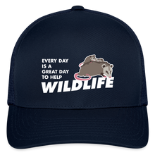 Load image into Gallery viewer, WHS Wildlife Flexfit Baseball Cap - navy