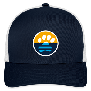 MKE Flag Paw Flexfit Baseball Cap - navy/white