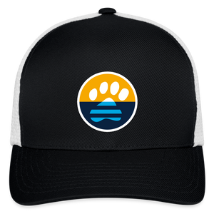 MKE Flag Paw Flexfit Baseball Cap - black/white