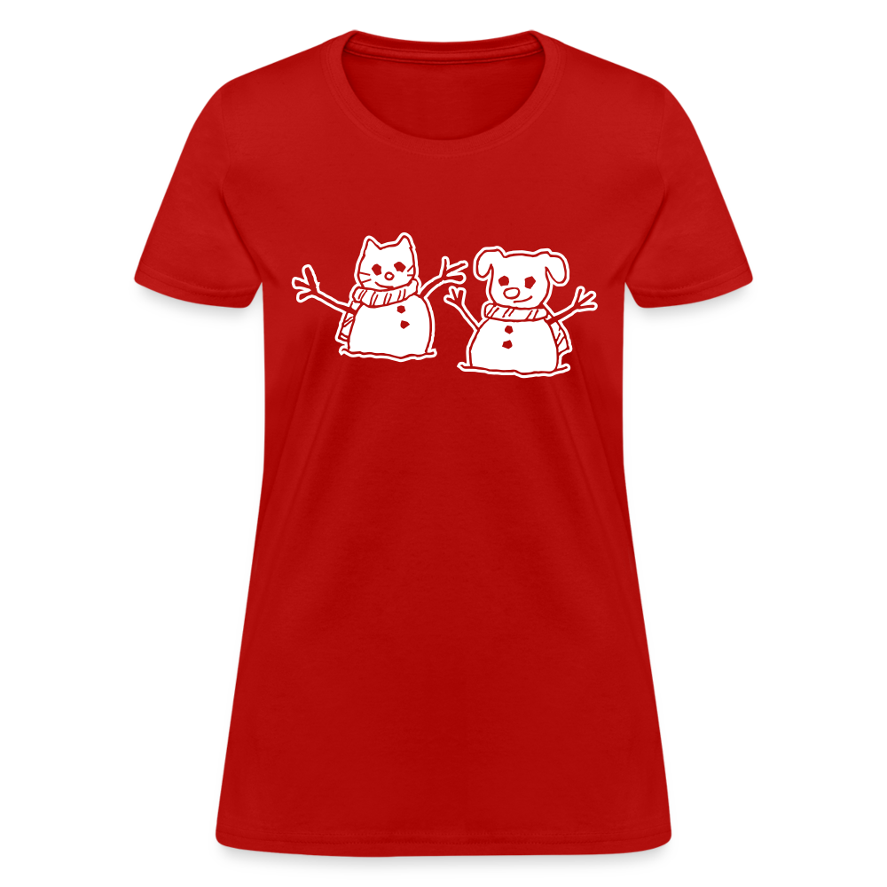 
                  
                    Snowfriends Contoured T-Shirt - red
                  
                