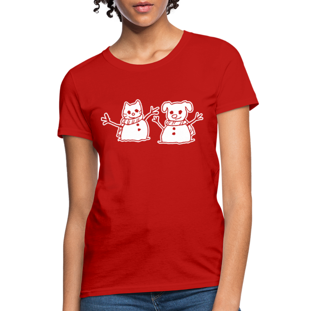 
                  
                    Snowfriends Contoured T-Shirt - red
                  
                