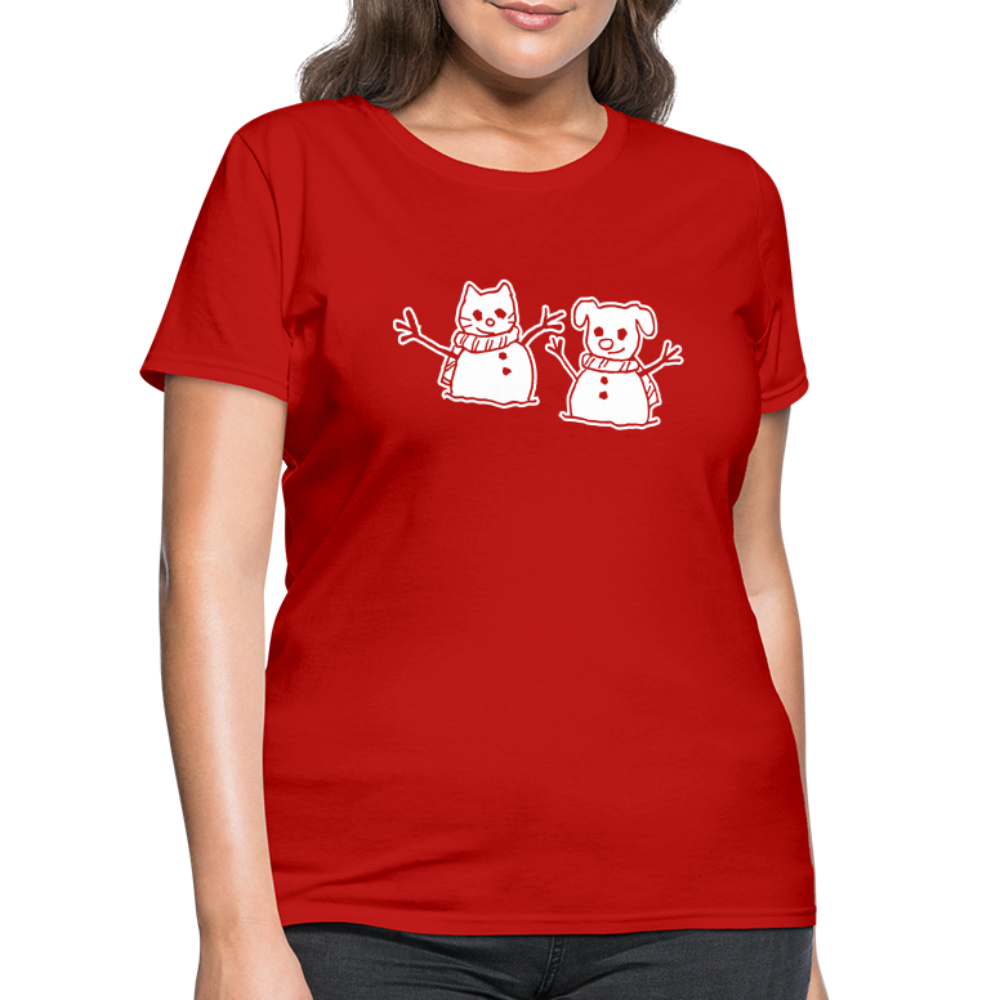 
                  
                    Snowfriends Contoured T-Shirt - red
                  
                