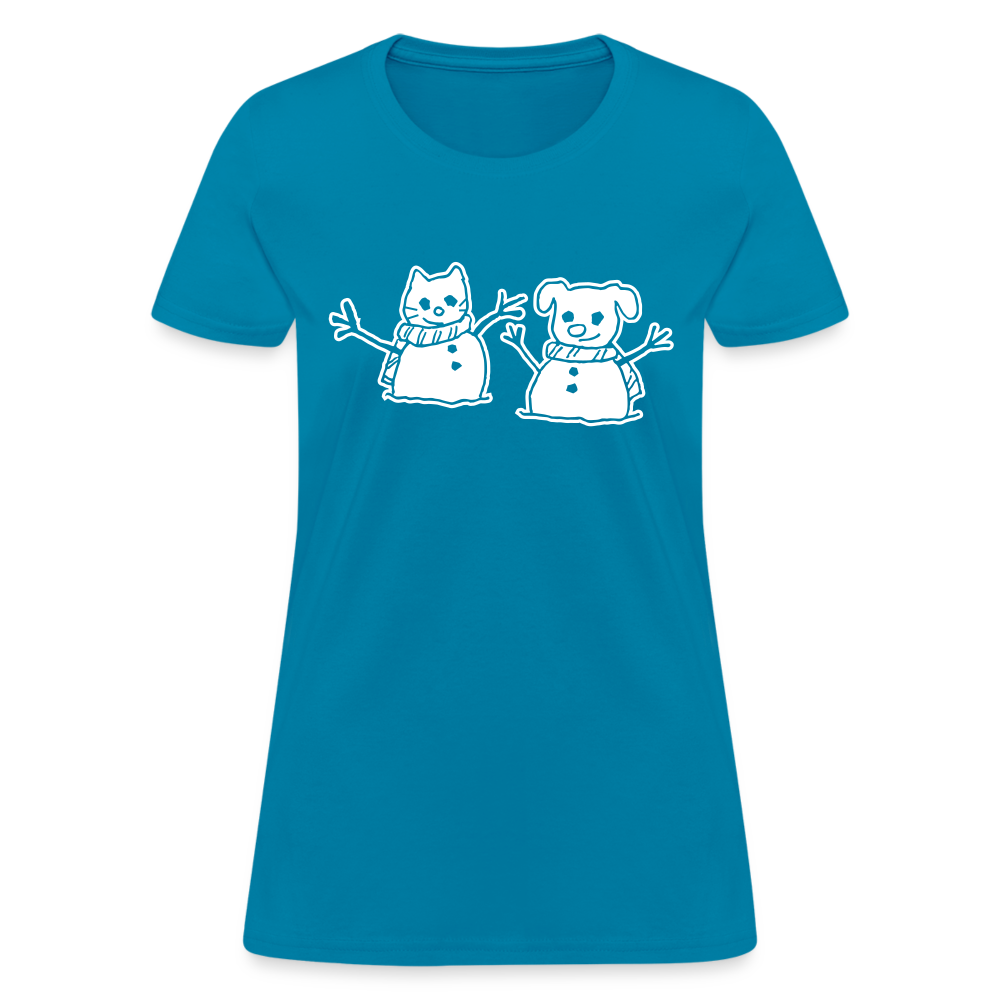 
                  
                    Snowfriends Contoured T-Shirt - turquoise
                  
                