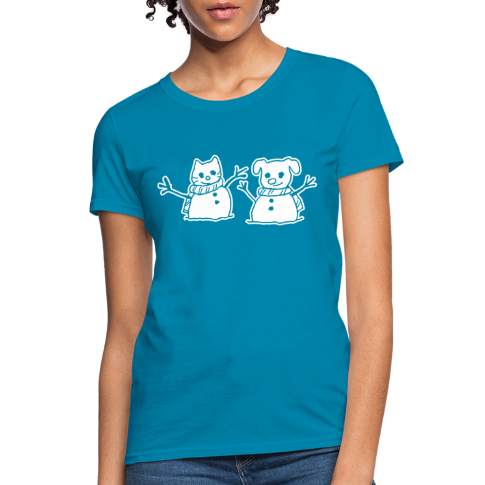 
                  
                    Snowfriends Contoured T-Shirt - turquoise
                  
                