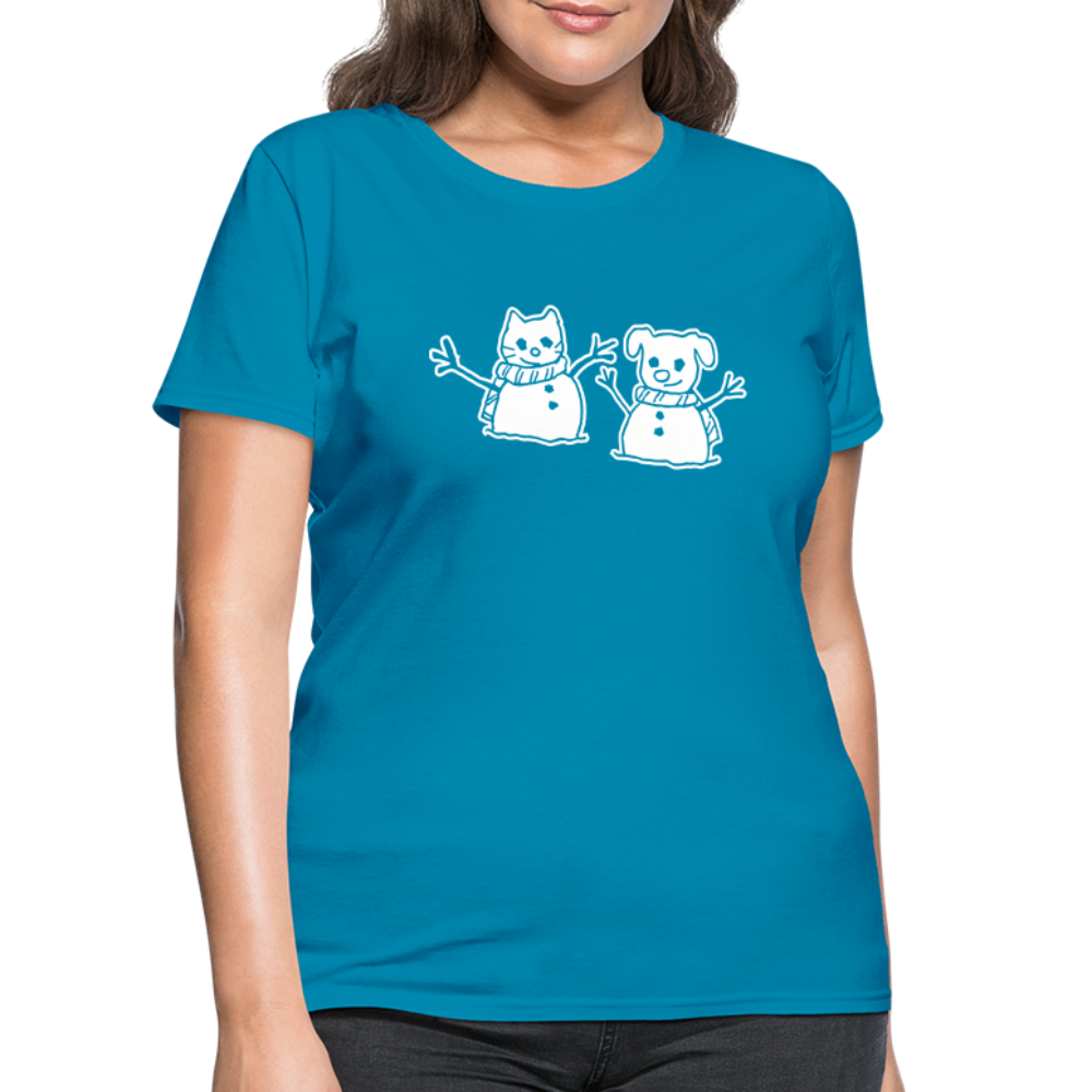 
                  
                    Snowfriends Contoured T-Shirt - turquoise
                  
                