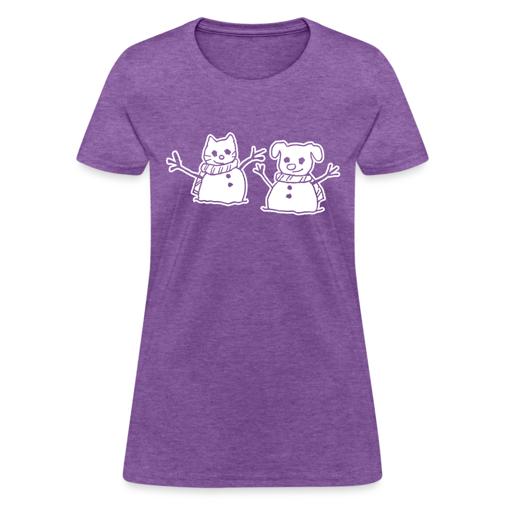 
                  
                    Snowfriends Contoured T-Shirt - purple heather
                  
                