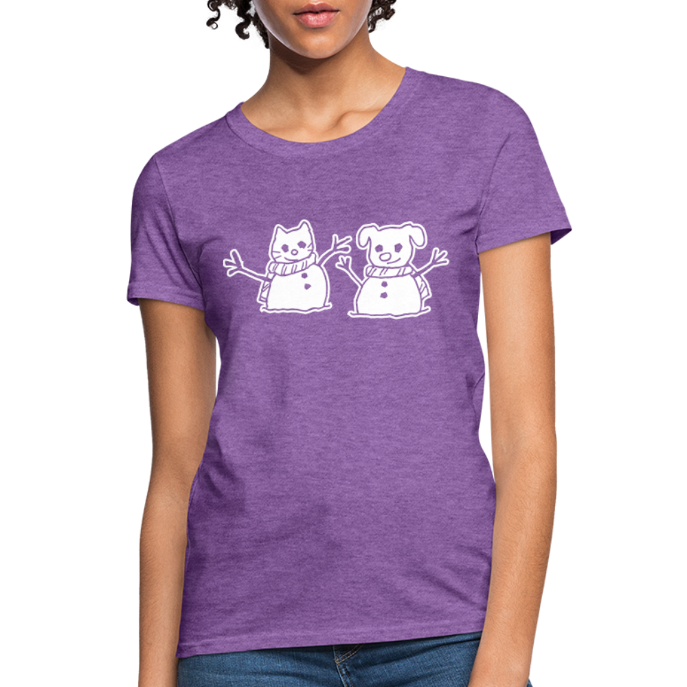 
                  
                    Snowfriends Contoured T-Shirt - purple heather
                  
                