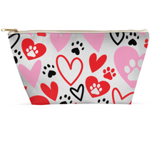 Load image into Gallery viewer, Paw Heart Accessory Pouches