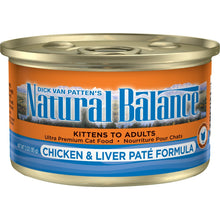 Load image into Gallery viewer, Natural Balance Original Ultra Chicken &amp; Liver Recipe Canned Wet Cat Food