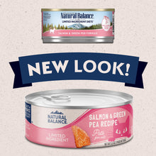 Load image into Gallery viewer, Natural Balance Limited Ingredient Salmon &amp; Green Pea Recipe Canned Wet Cat Food