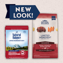 Load image into Gallery viewer, Natural Balance Limited Ingredient Reserve Grain Free Sweet Potato &amp; Bison Recipe Dry Dog Food