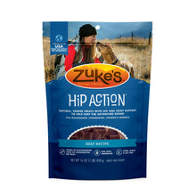 Load image into Gallery viewer, Zukes Hip Action Beef Dog Treats with Glucosamine and Chondroitin