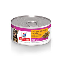 Load image into Gallery viewer, Hill&#39;s Science Diet Puppy Small Paws Chicken &amp; Barley Entree Canned Dog Food