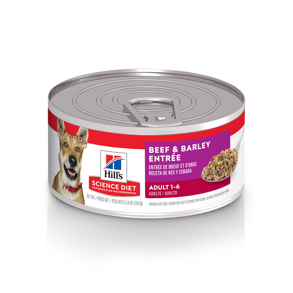 Hill's Science Diet Adult Beef & Barley Entree Canned Dog Food