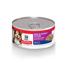 Load image into Gallery viewer, Hill&#39;s Science Diet Adult 7+ Gourmet Beef &amp; Barley Entree Canned Dog Food