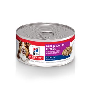 Hill's Science Diet Adult 7+ Gourmet Beef & Barley Entree Canned Dog Food