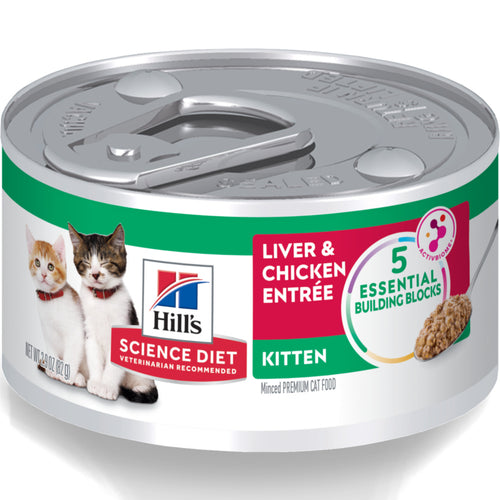 Hill's Science Diet Kitten Liver & Chicken Entree Canned Food
