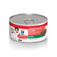 Load image into Gallery viewer, Hill&#39;s Science Diet Savory Salmon Entree Canned Kitten Food